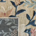 Tapis Garden 504 - Motif Abstrait - Beige - Intérieur