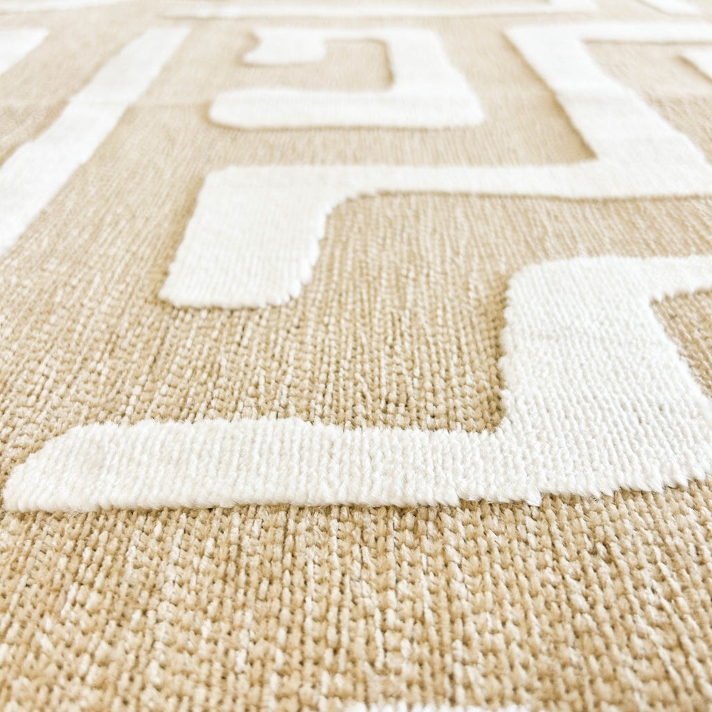 Tapis Garden 951 - Motif Abstrait - Beige - Intérieur