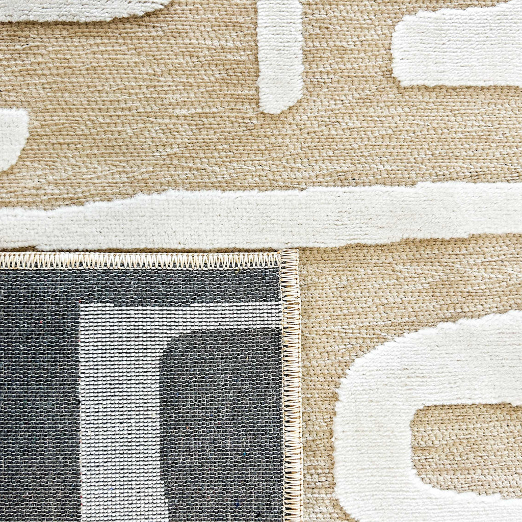 Tapis Garden 951 - Motif Abstrait - Beige - Intérieur