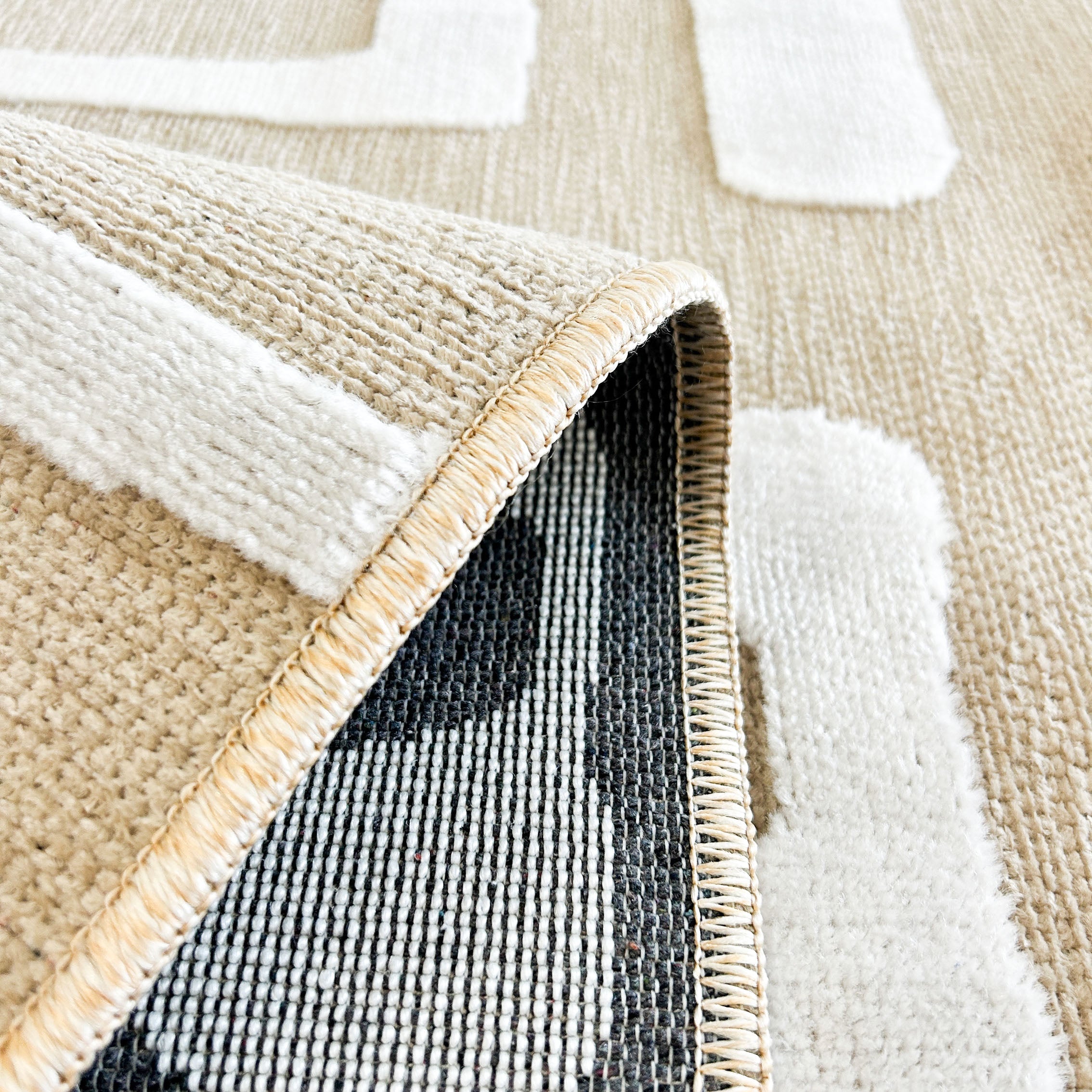 Tapis Garden 951 - Motif Abstrait - Beige - Intérieur