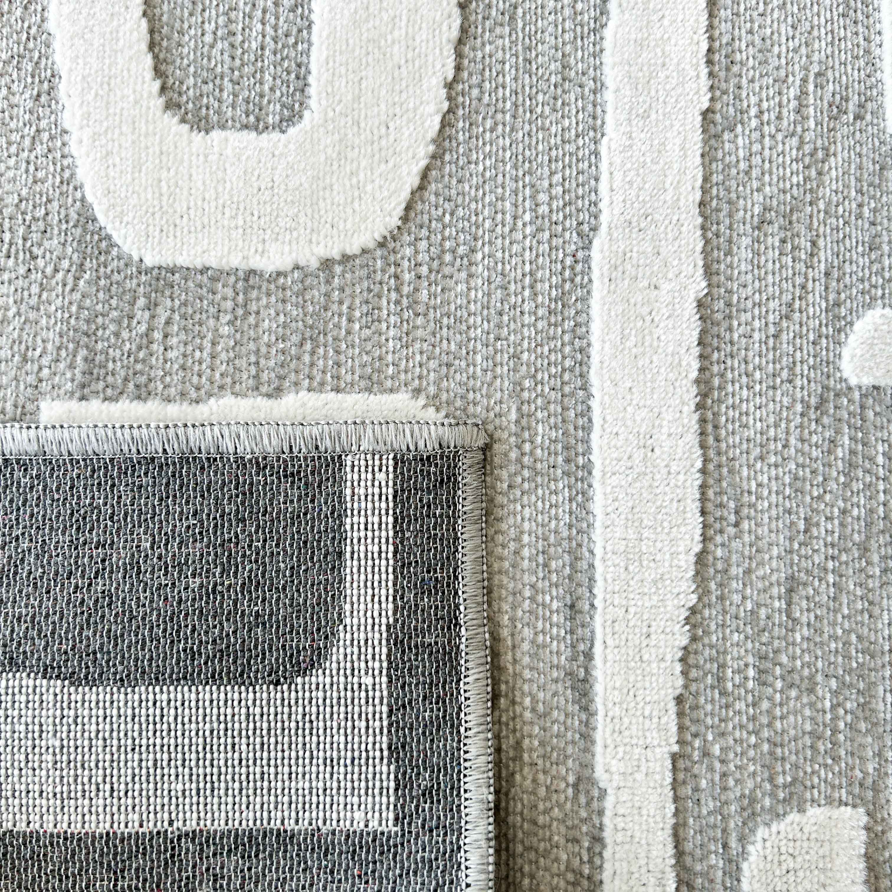 Tapis Garden 951 - Motif Abstrait - Gris - Intérieur