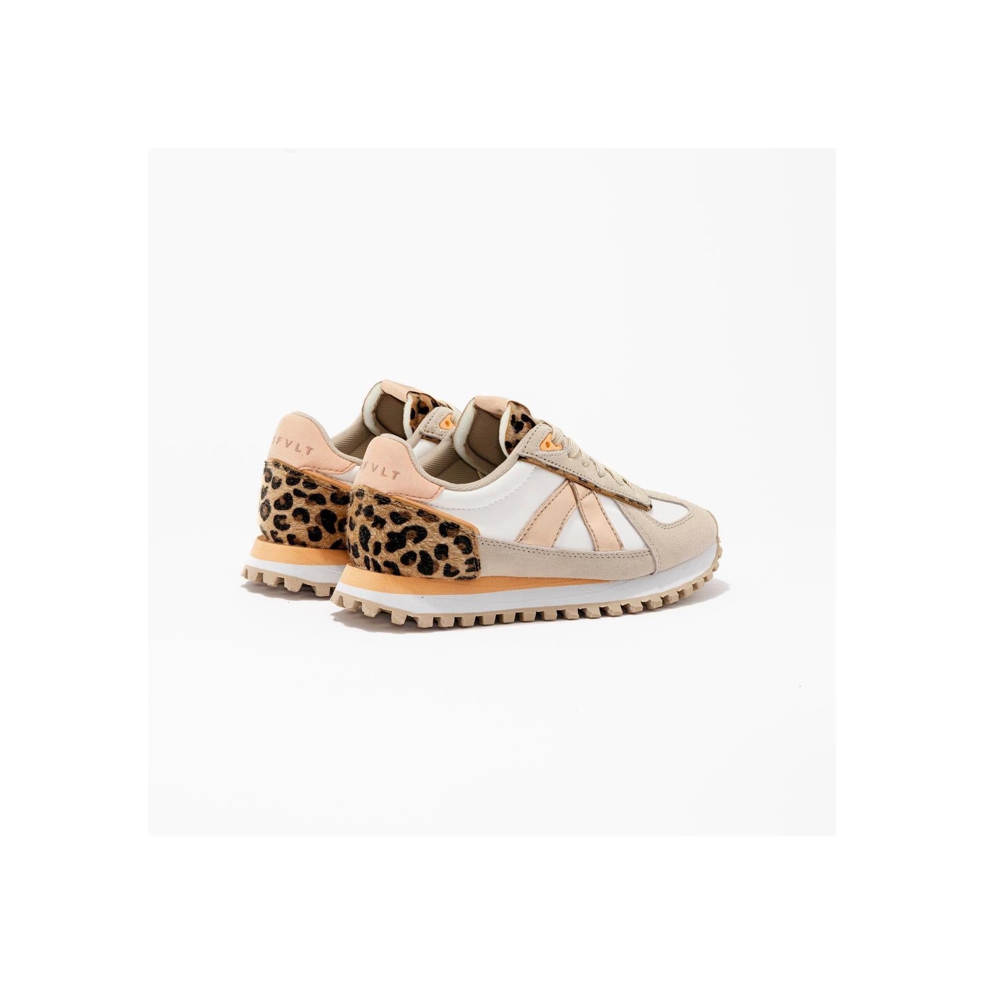 Sneakers Gate Beige-Peach-Leopard