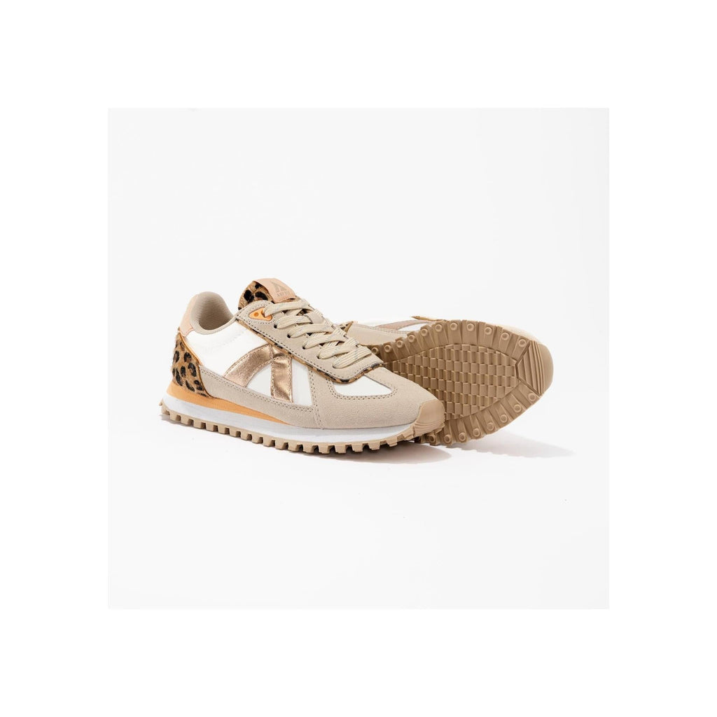 Sneakers Gate Beige-Peach-Leopard