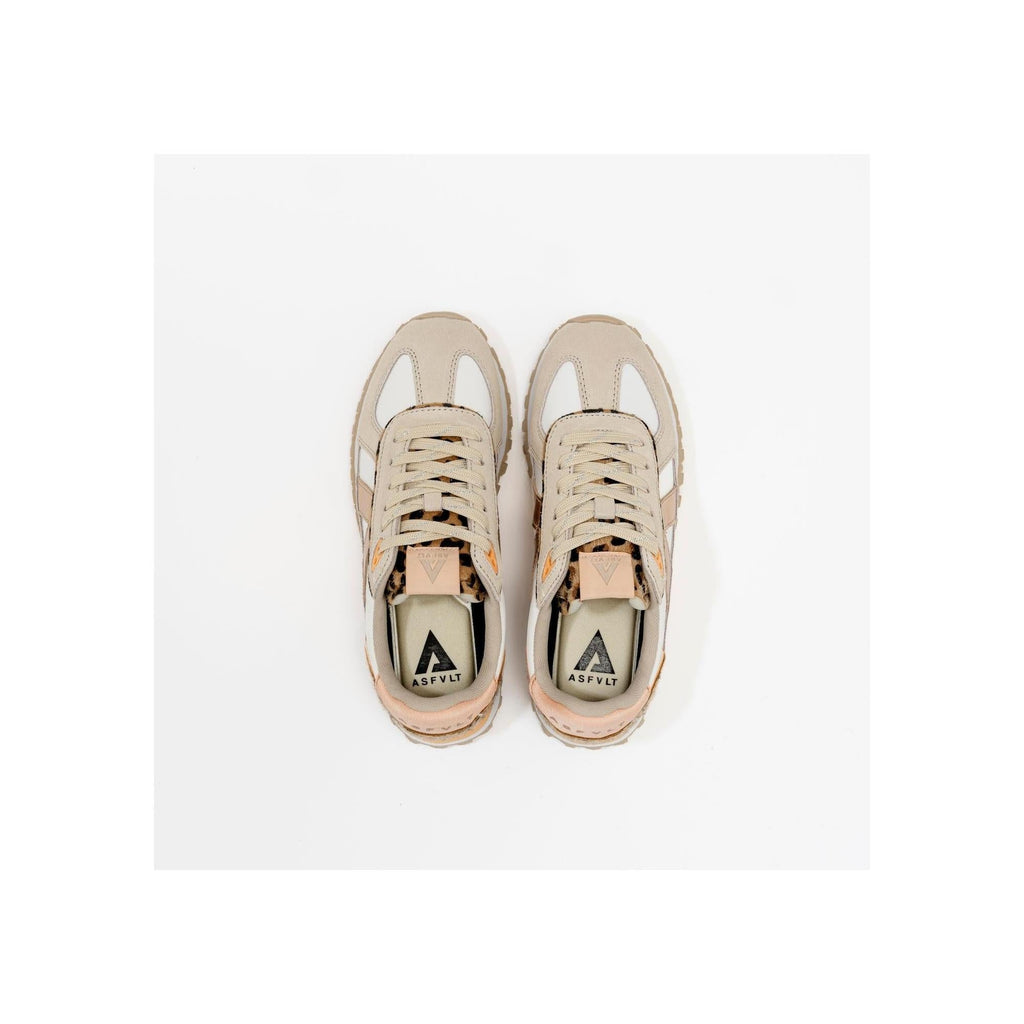 Sneakers Gate Beige-Peach-Leopard