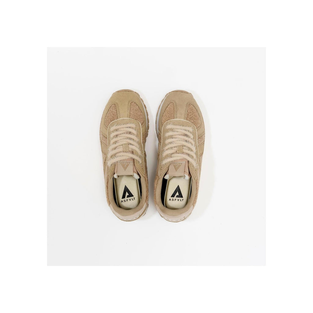 Sneakers Gate Beige-Cream-Sherpa