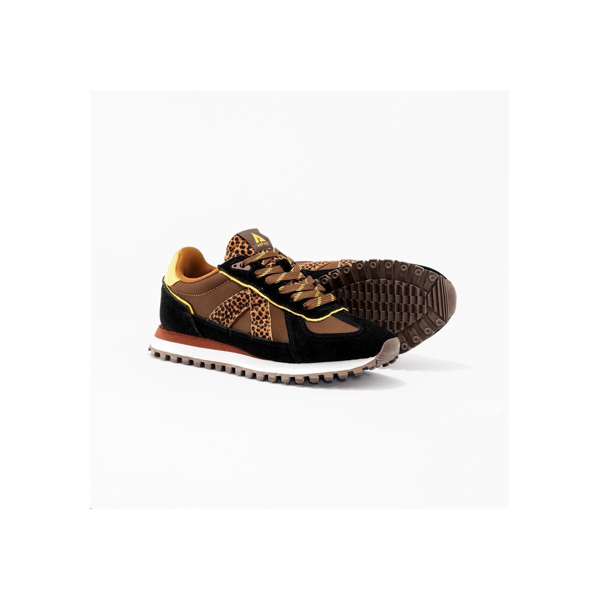 Sneakers Gate Black-Brown-Safari