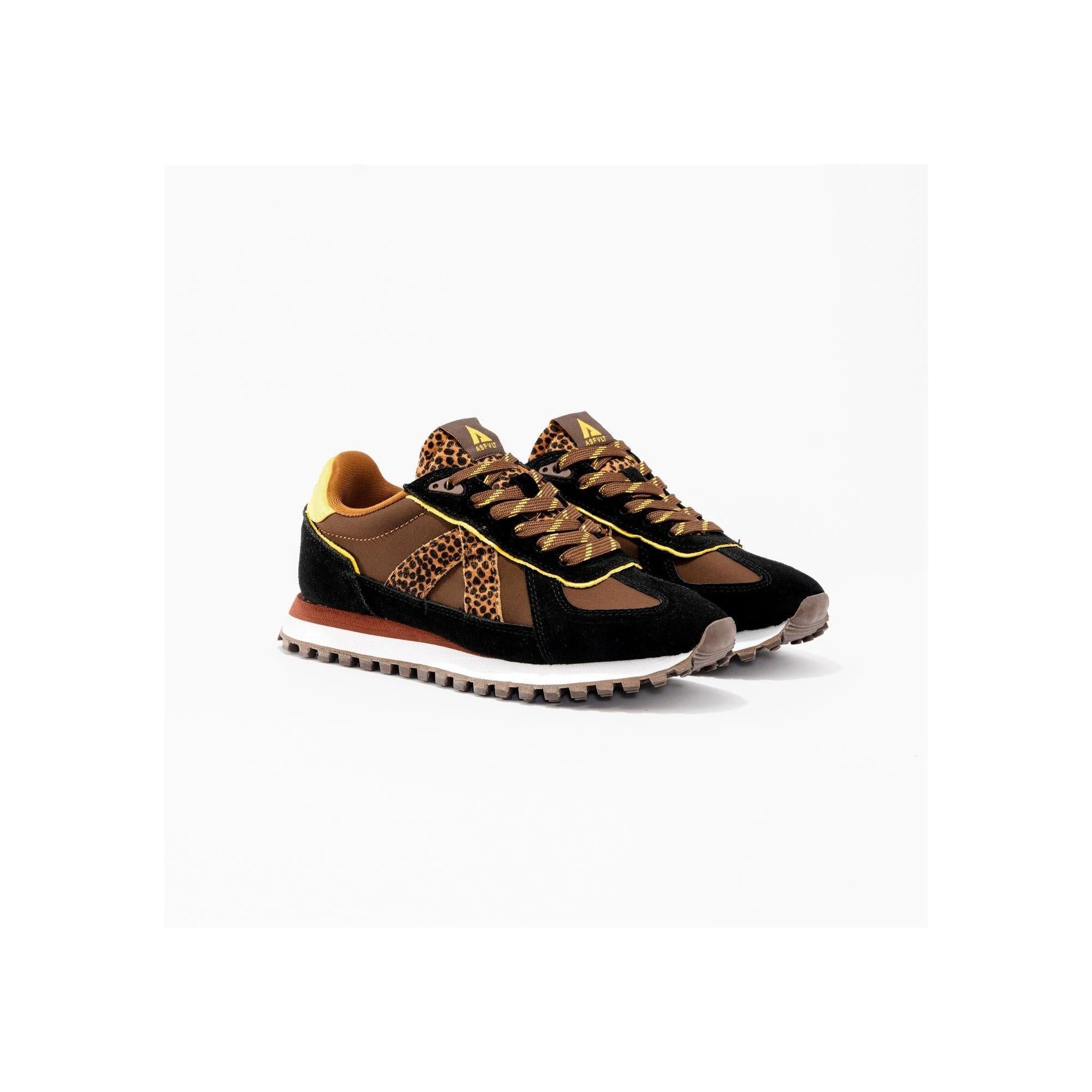 Sneakers Gate Black-Brown-Safari