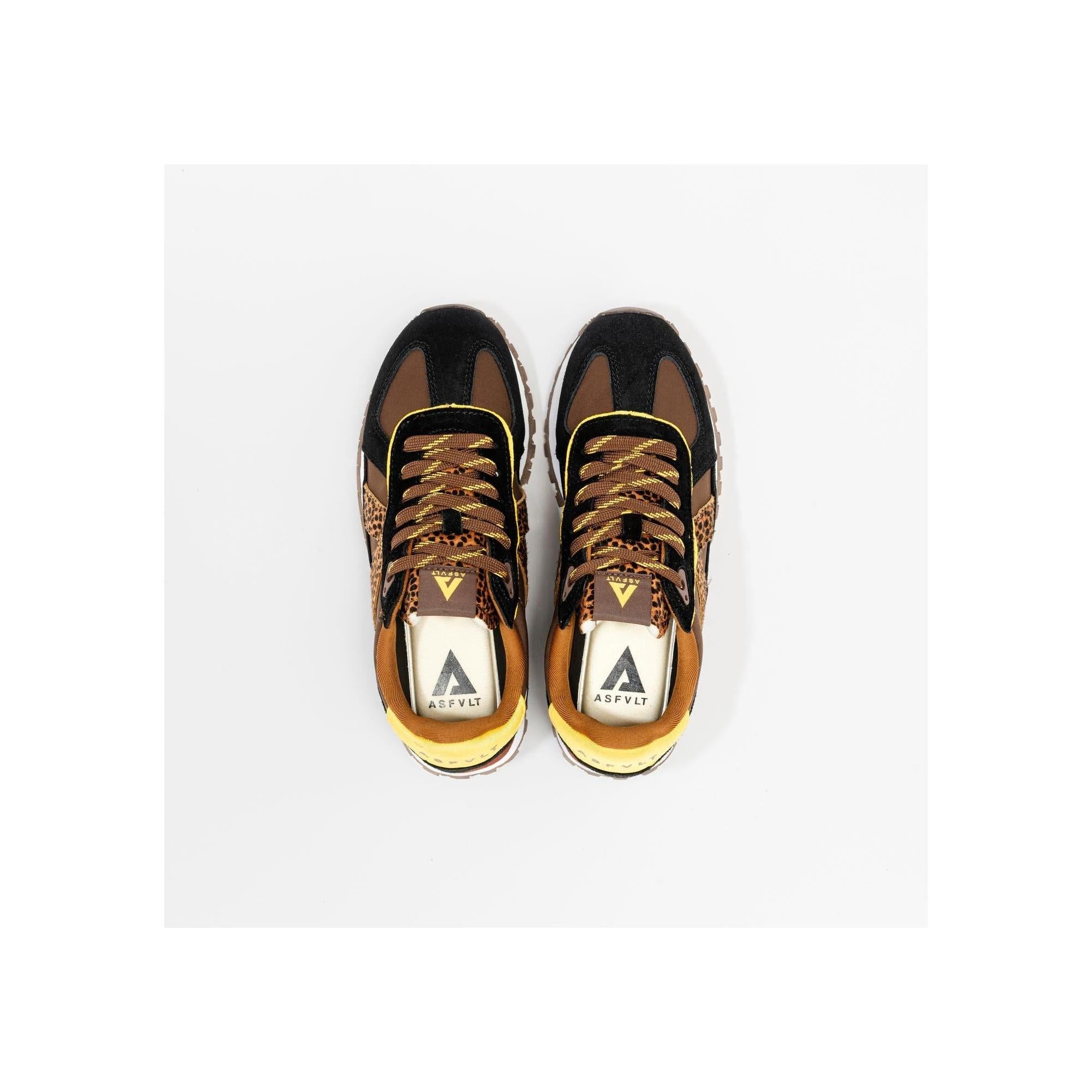 Sneakers Gate Black-Brown-Safari
