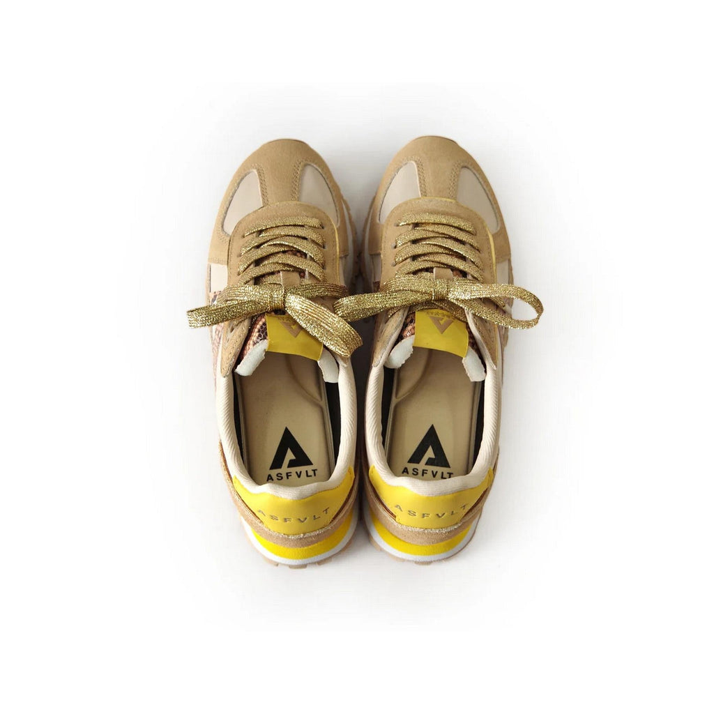 Sneakers Gate - Tan/Snake/Yellow