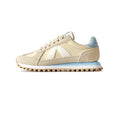 Sneakers Gate - Off White/Beige Pony Hair/Blue