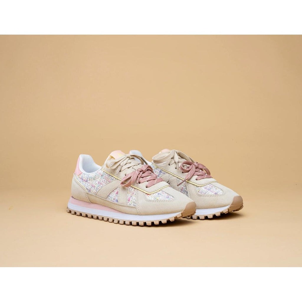 Sneakers Gate - Cream / White Tweed