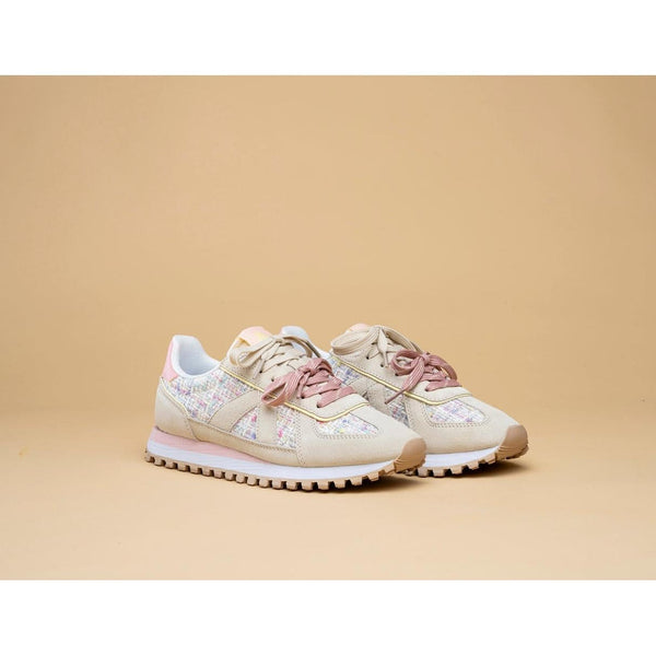 Sneakers Gate - Cream / White Tweed