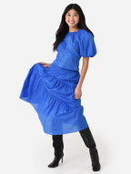 Jupe Gathered Seam - Cornflower Blue