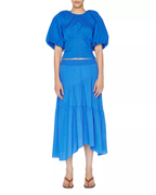 Top Gathered Seam - Cornflower Blue