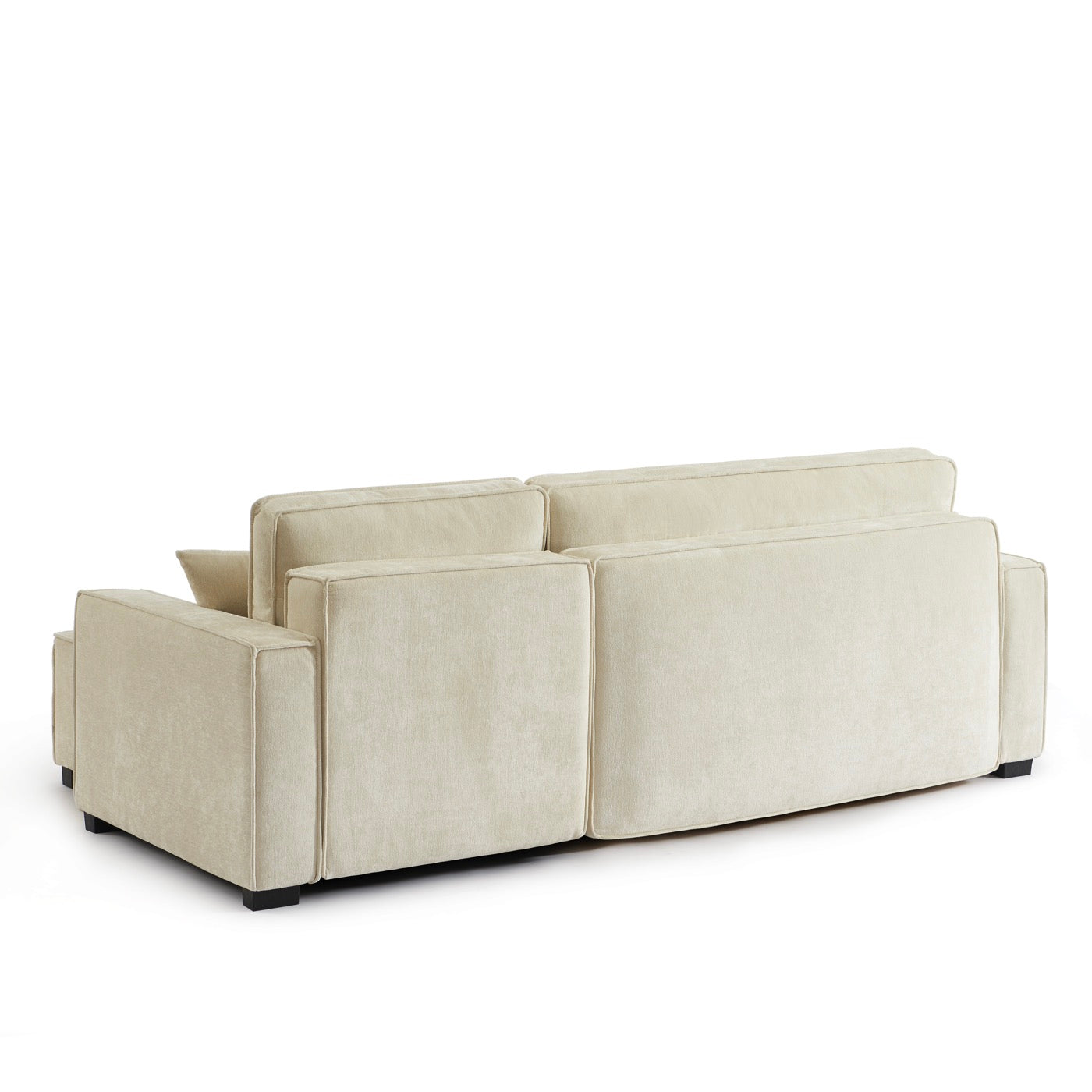 Gavi - Canapé D'Angle 4 Places - Tissu Beige