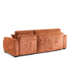 Gavi - Canapé D'Angle 4 Places - Tissu Terracotta
