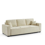 Gavi - Canapé Droit 3 Places - Tissu Beige