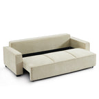 Gavi - Canapé Droit 3 Places - Tissu Beige