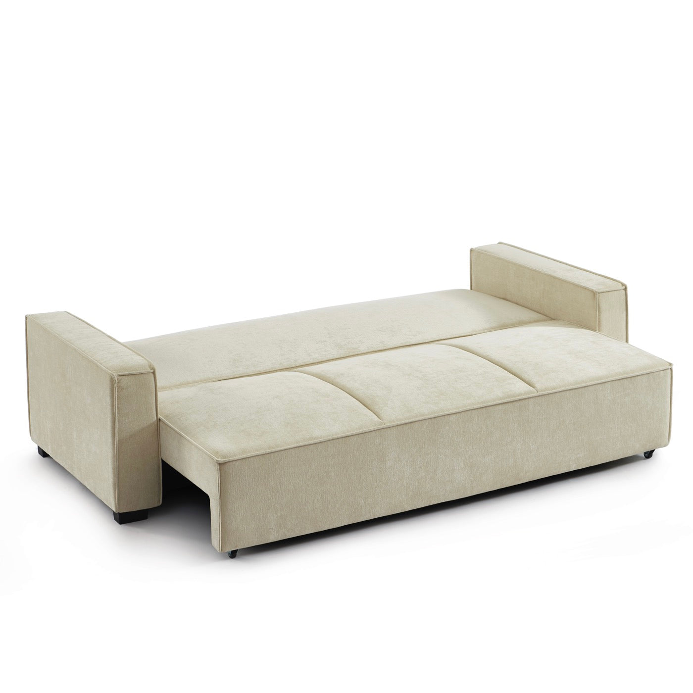 Gavi - Canapé Droit 3 Places - Tissu Beige