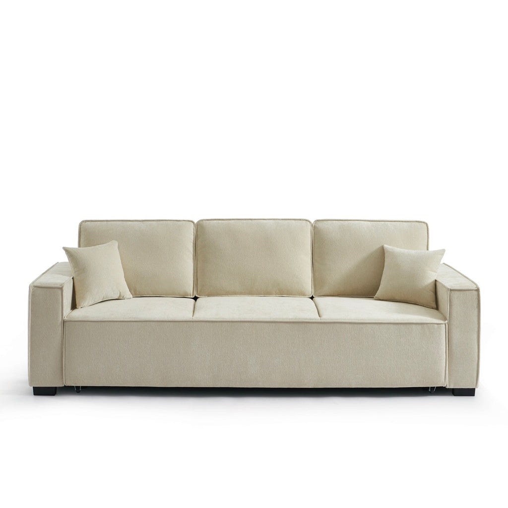 Gavi - Canapé Droit 3 Places - Tissu Beige
