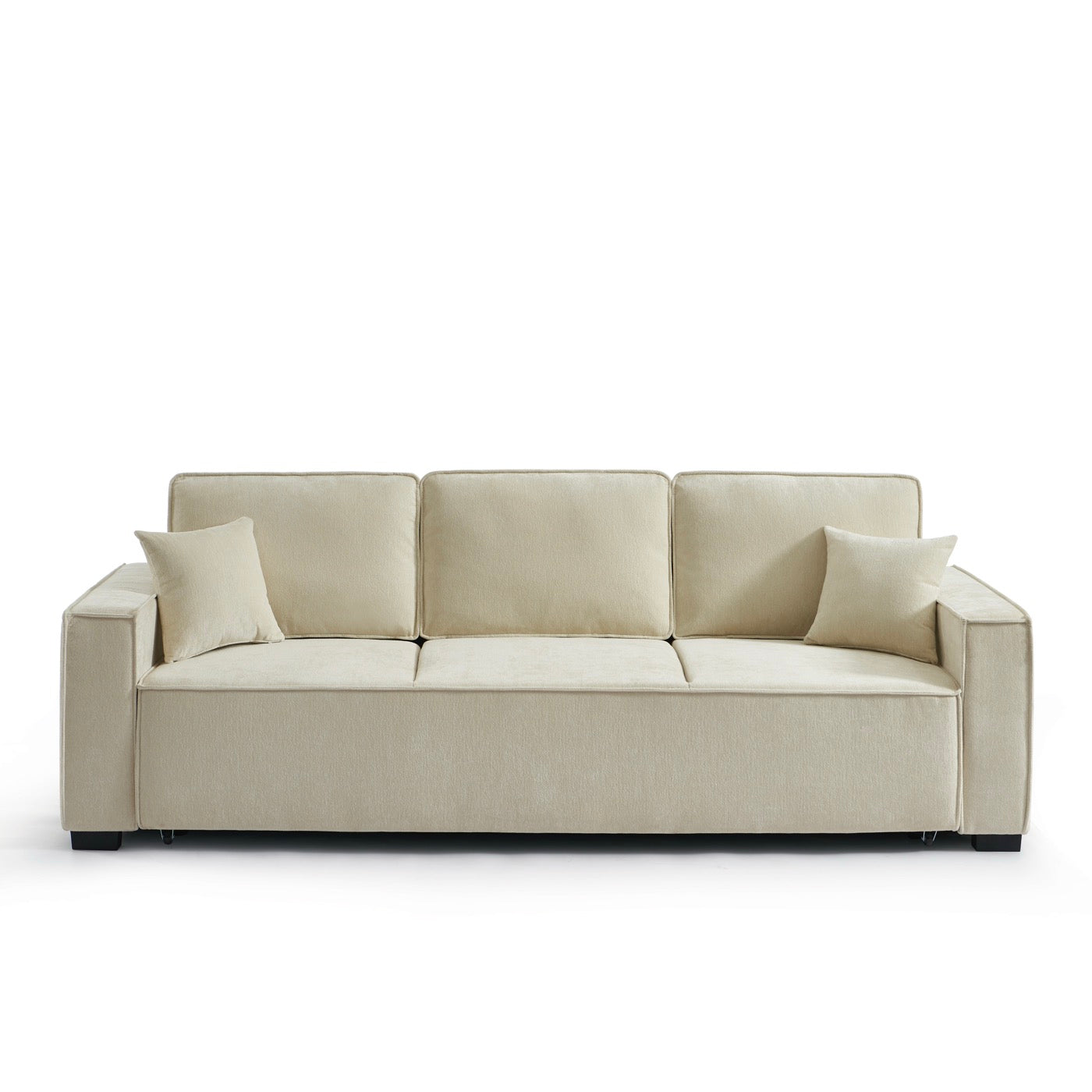 Gavi - Canapé Droit 3 Places - Tissu Beige