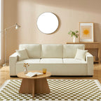 Gavi - Canapé Droit 3 Places - Tissu Beige