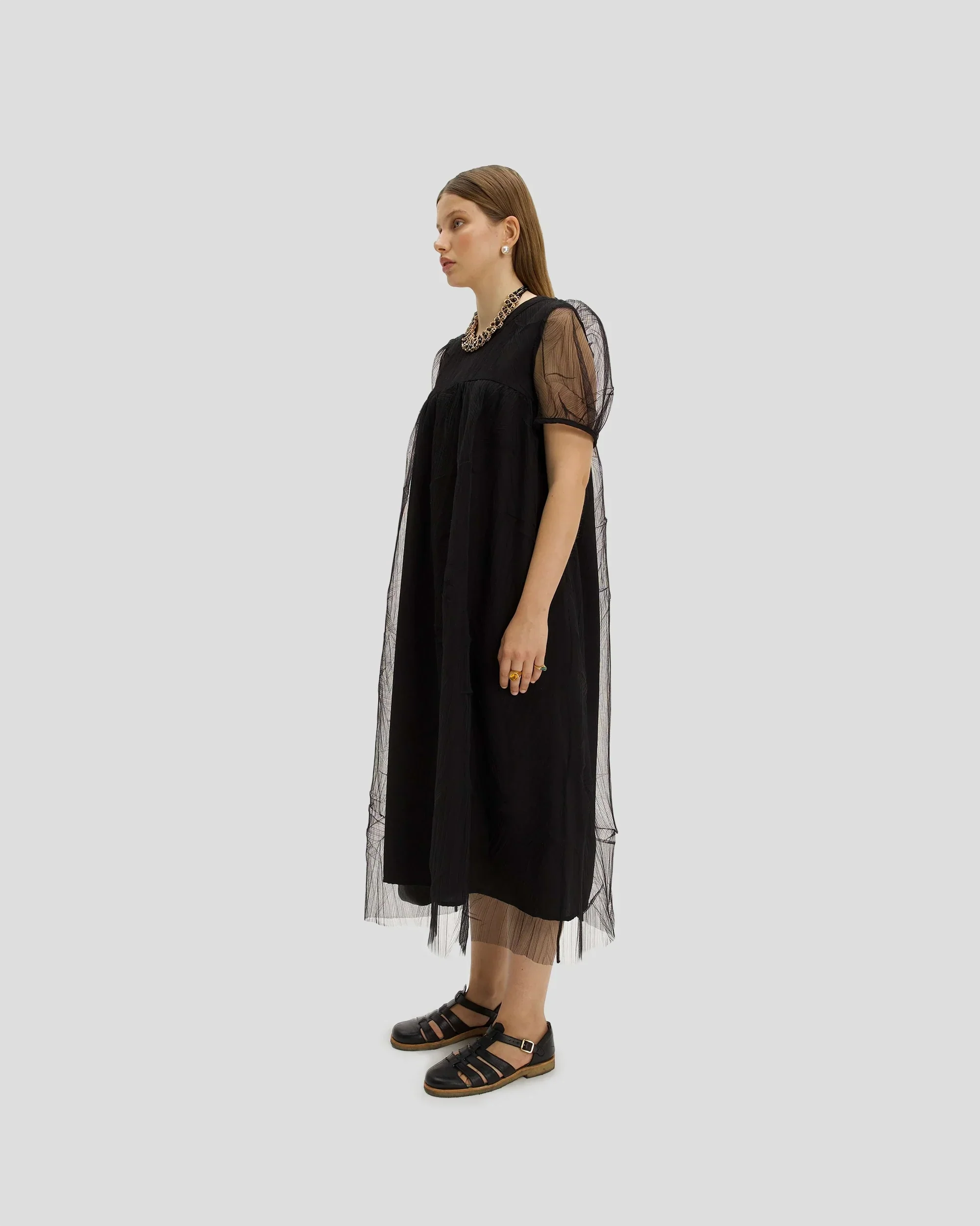 Robe Gaya En Tulle Plissé