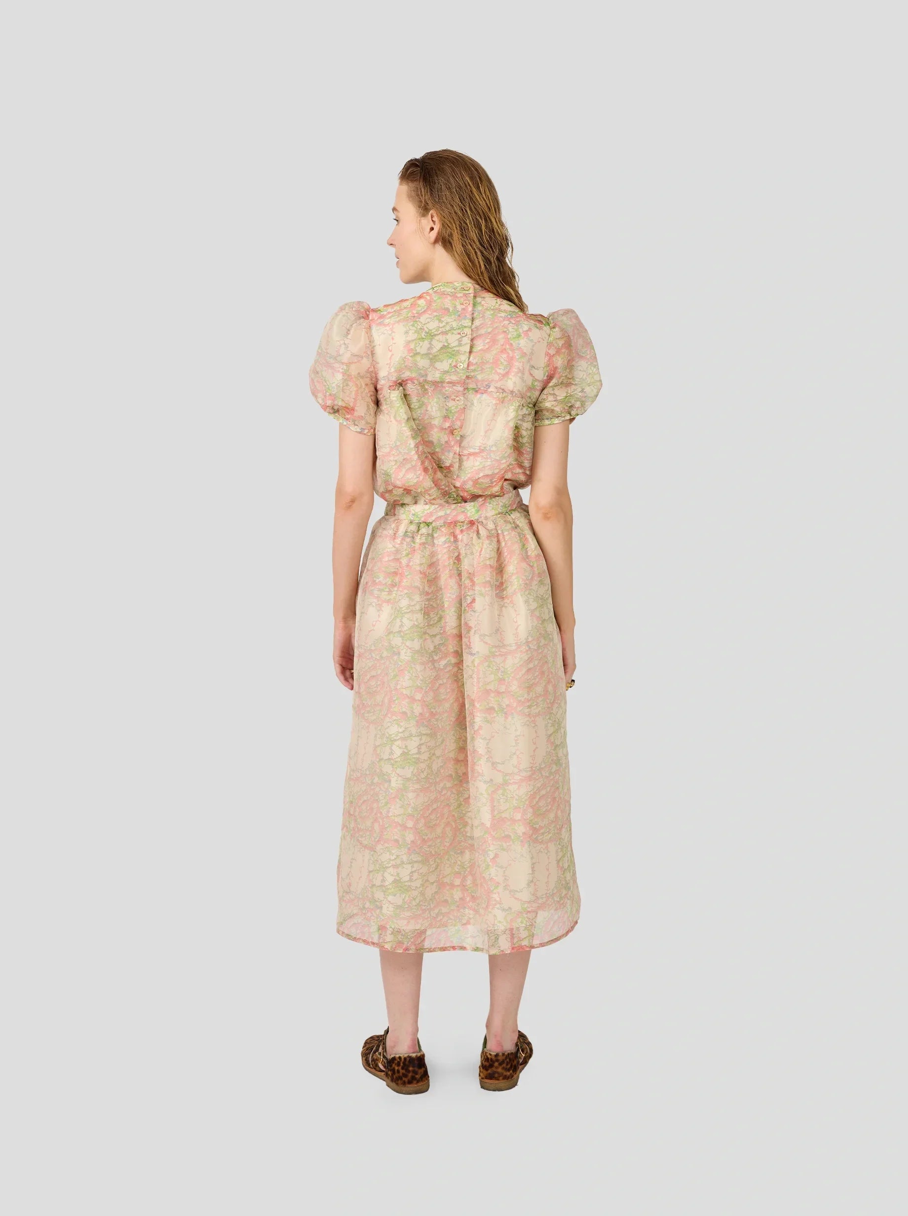 Blouse Gaya Blouse In Spray Print