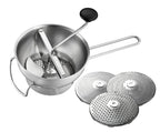 Flotte Lotte® - Moulin À Légumes Avec 3 Disques - Argent