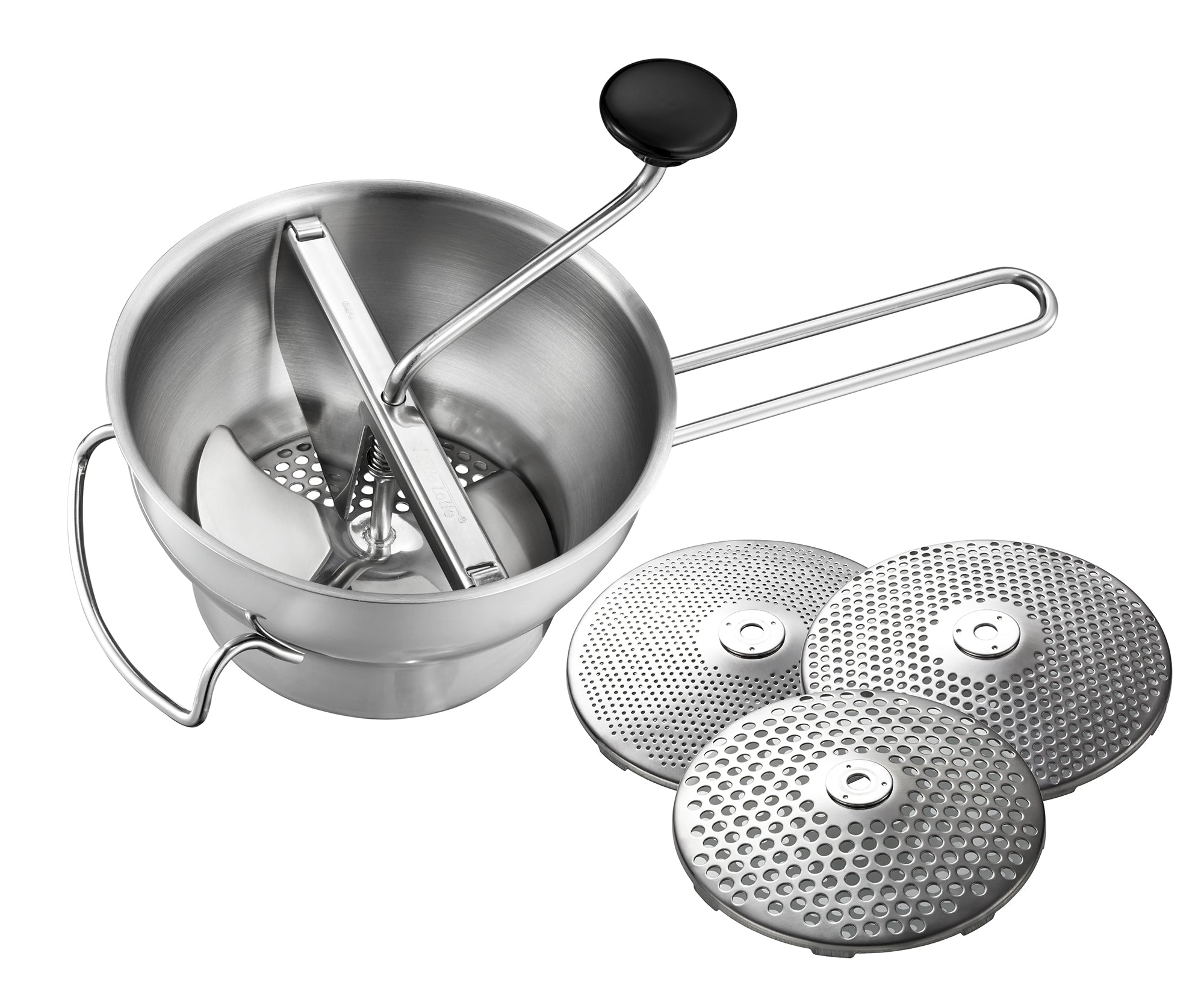 Flotte Lotte® - Moulin À Légumes Avec 3 Disques - Argent