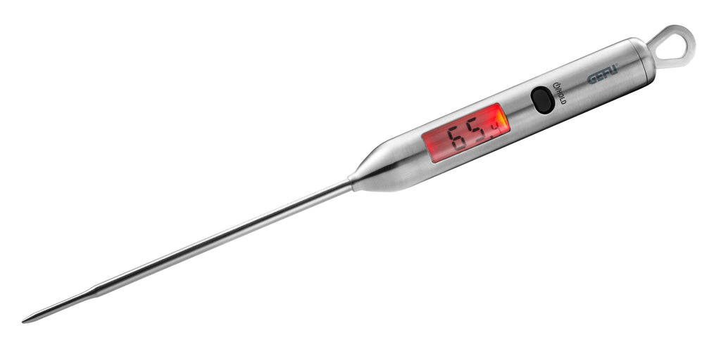 Bbq - Thermomètre Numérique - Acier Inoxydable - Argent
