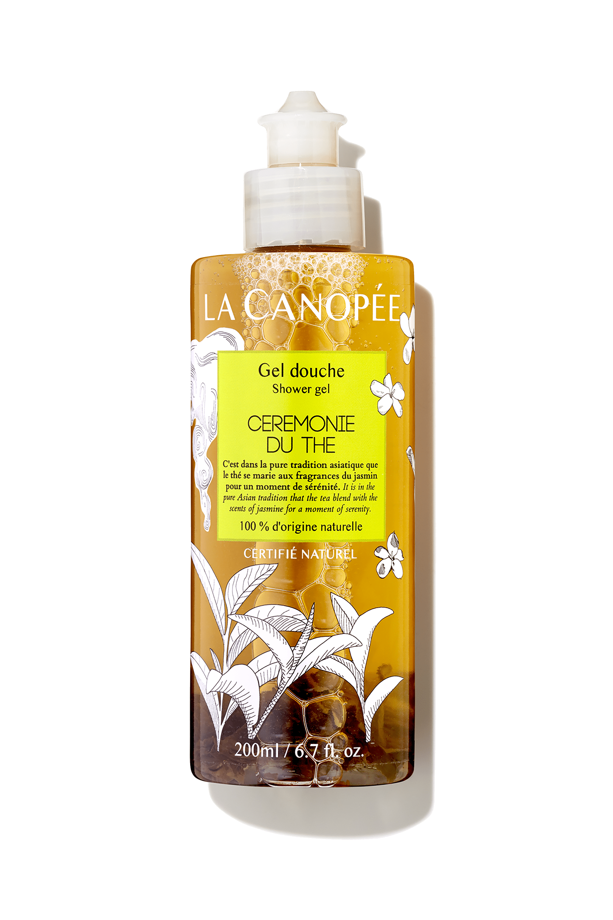 lacanopee Format classique (200 ml) Cérémonie du thé Gel douche