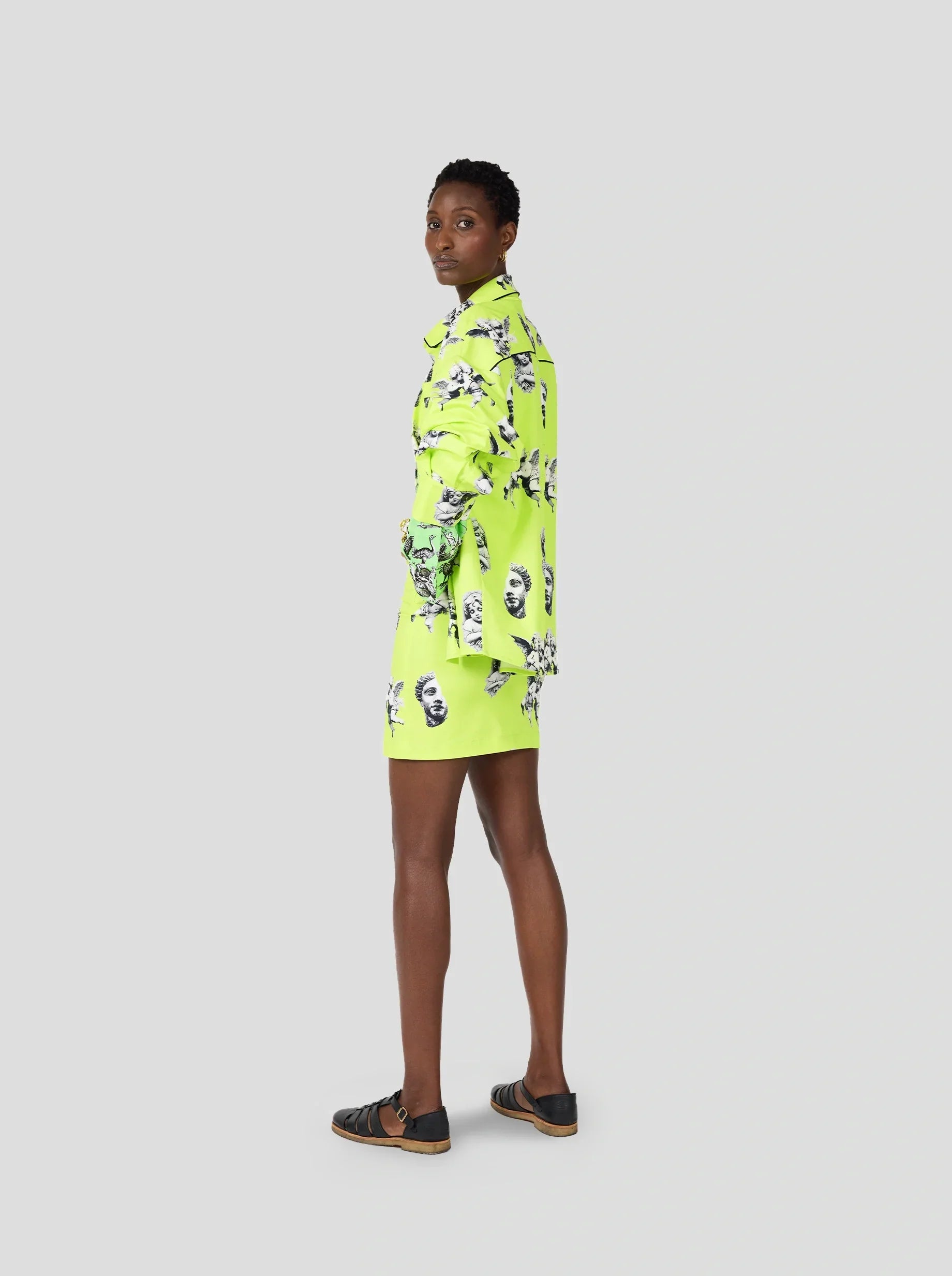 Jupe Gigi In Angels Printed Toile