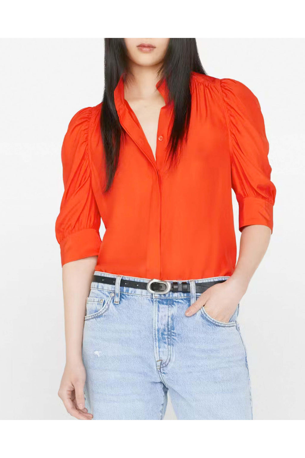 Top Gillian - Red Orange