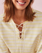 Sweat Shirt Ginto - Jer Ecru Et Citronnade