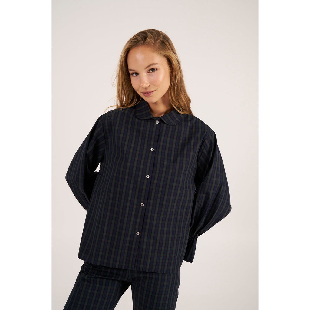 Chemise Glen - Bleu Marine Et Vert