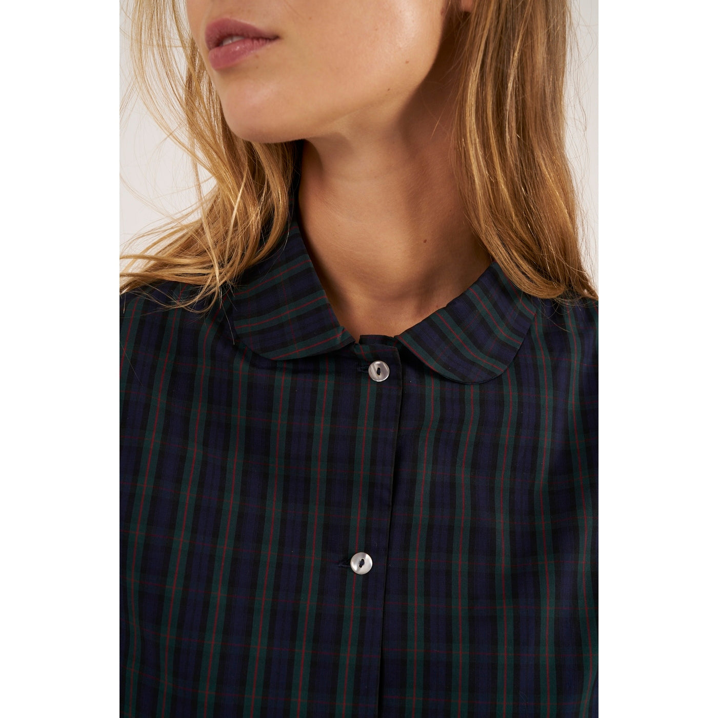 Chemise Glen - Bleu Marine Et Vert