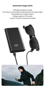 Lunettes Connectées Ai Avec Caméra 8Mp & Audio Bluetooth