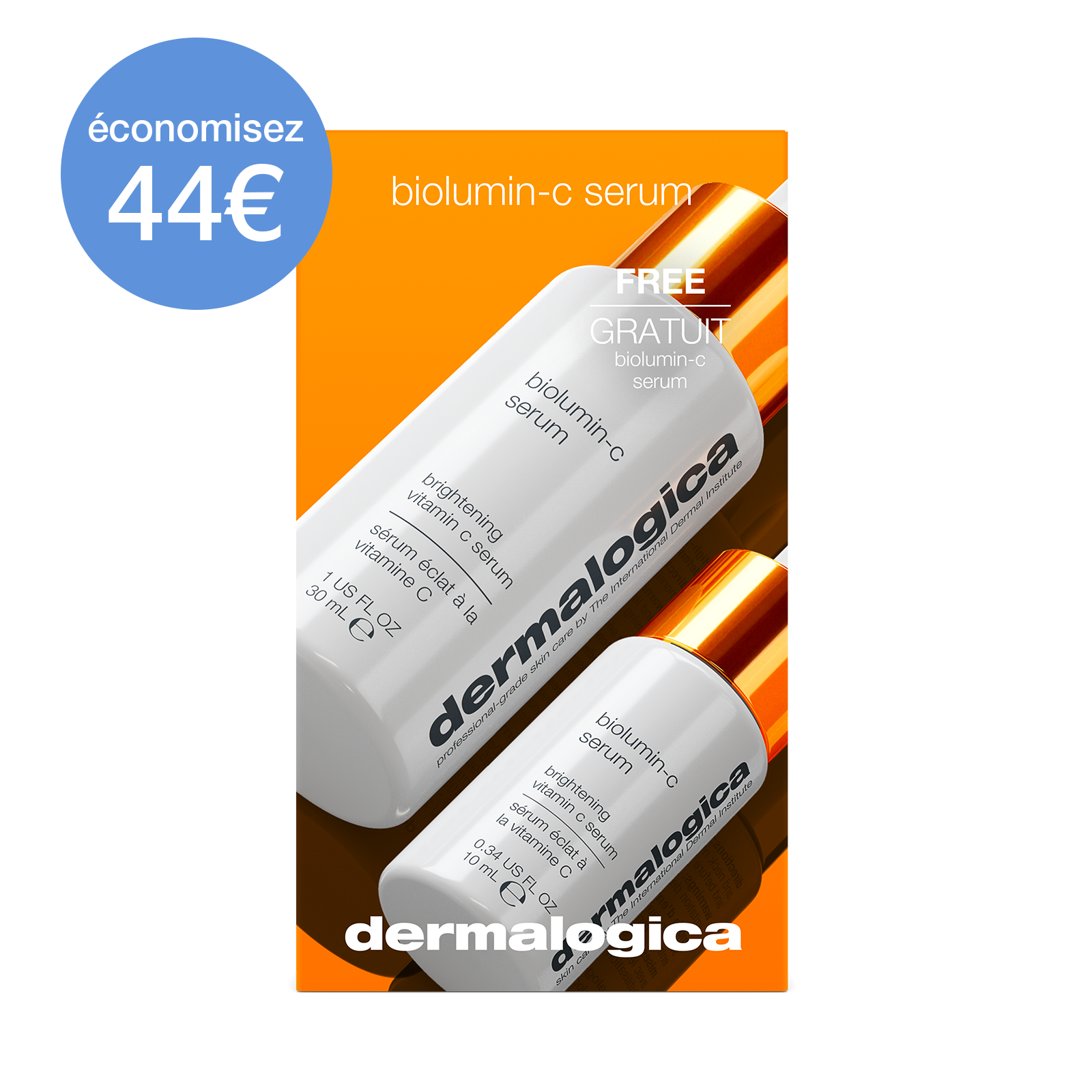 Coffret Duo Biolumin-C Serum | Format Voyage Offert