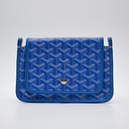 Goyard Plumet Pocket Wallet Goyardine Bleu Roi