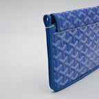 Goyard Plumet Pocket Wallet Goyardine Bleu Roi