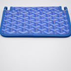 Goyard Plumet Pocket Wallet Goyardine Bleu Roi