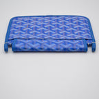 Goyard Plumet Pocket Wallet Goyardine Bleu Roi