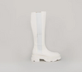 Bottines Gao Platform Knee - White