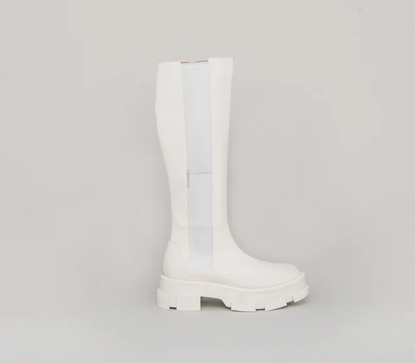 Bottines Gao Platform Knee - White