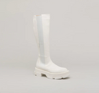 Bottines Gao Platform Knee - White