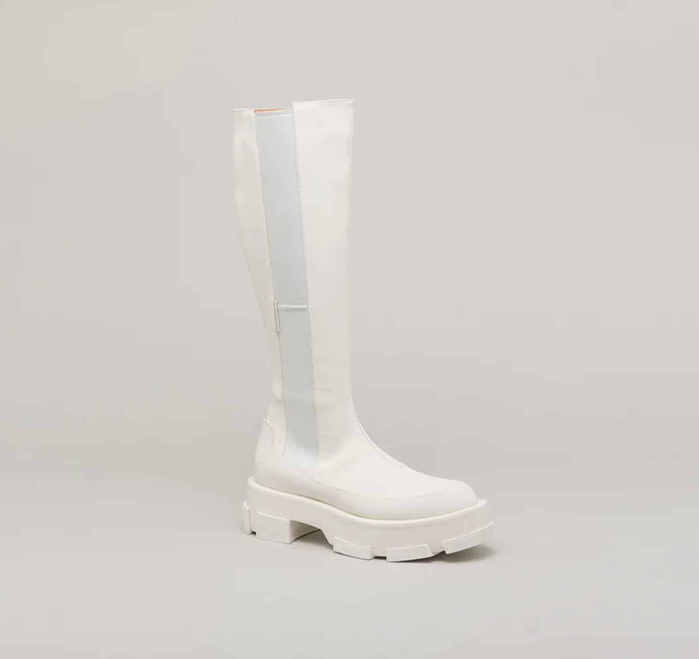 Bottines Gao Platform Knee - White