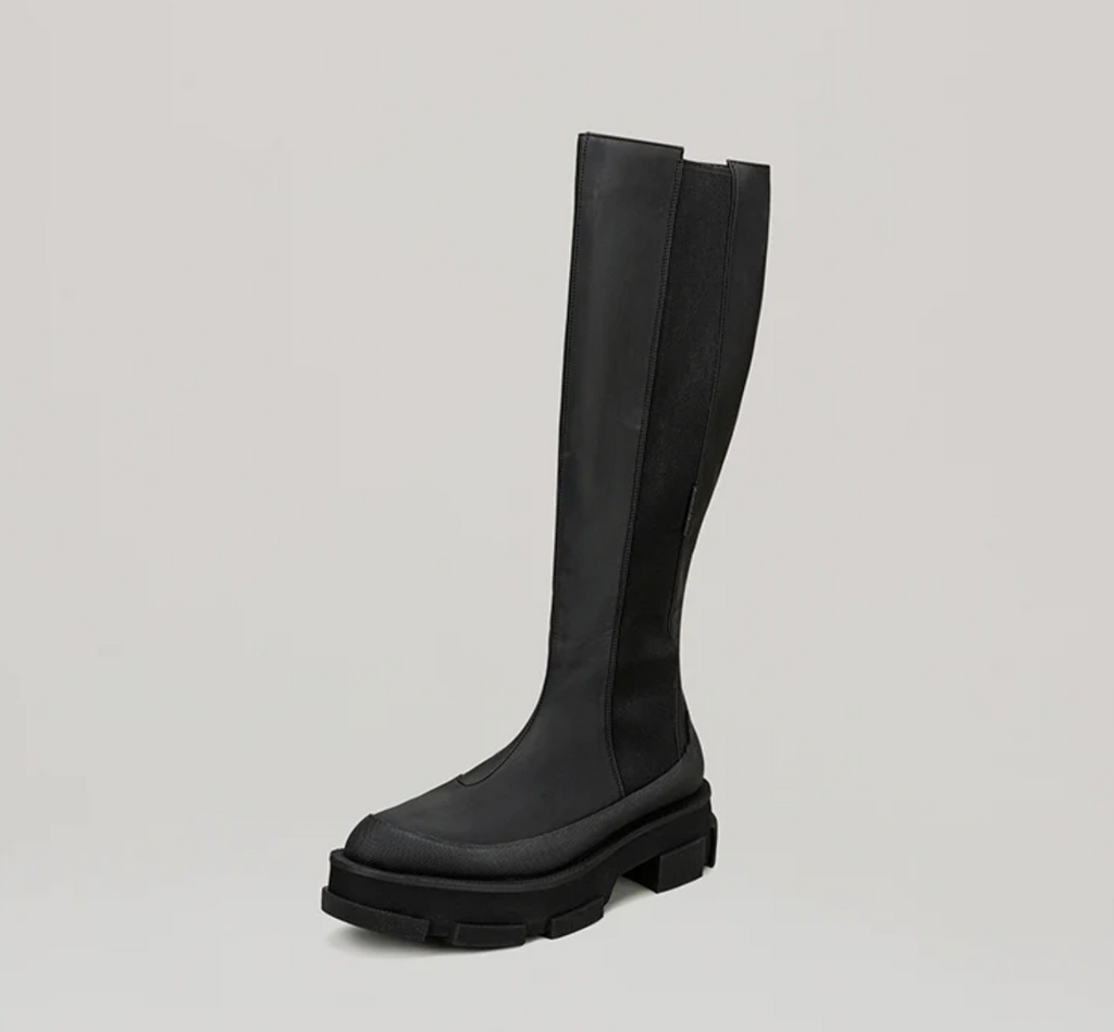 Bottines Gao Platform Knee - Black