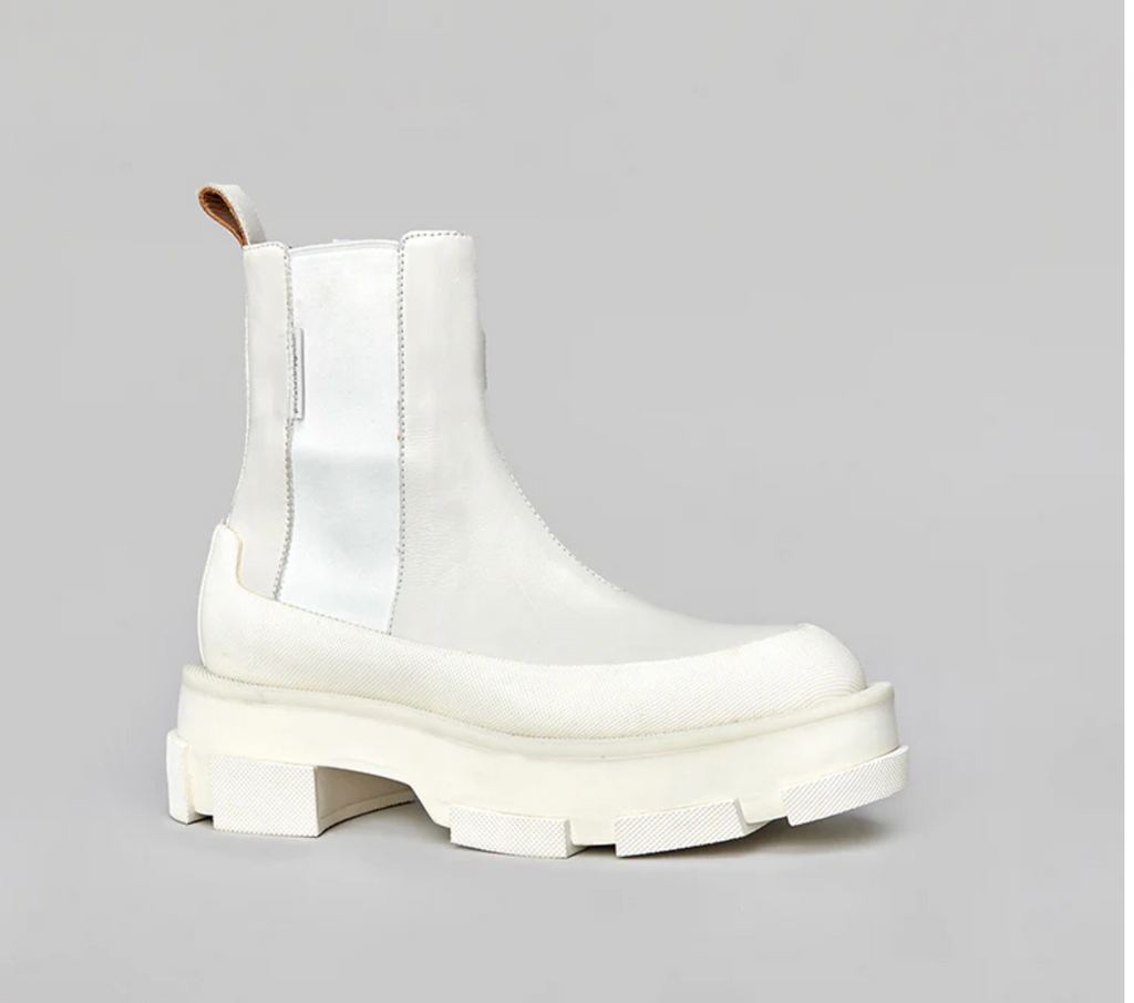 Bottines Gao Platform Chelsea - White