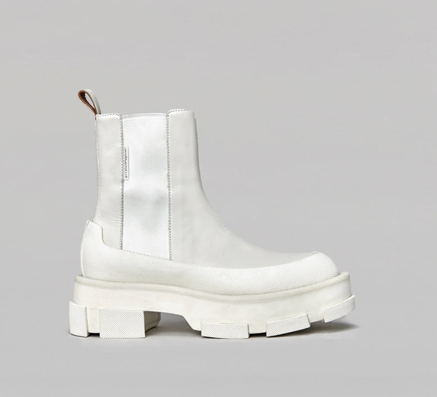 Bottines Gao Platform Chelsea - White